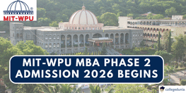 MIT WPU MBA Phase 2 Admission 2026 Begins Apply by March 23